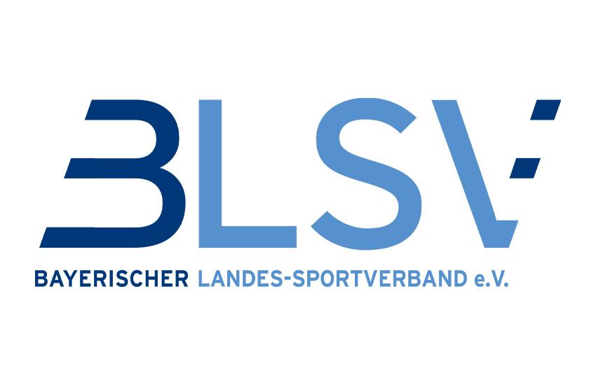 Bayerischer Landes-Sportverband Logo auf weißem Hintergrund